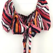 Mister Zimi Luisa Crop Top In St Barth Size 10 NWT