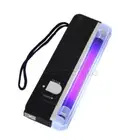 Mini 4W Portable UV Ultra Violet Black Light Lamp Torch Flashlights BANK NOTES