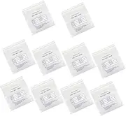 jojofuny Large Evidence Bag 10pcs Plastic Tamper Proof Bank Bag Self-adhesive for Secure Currency Transport