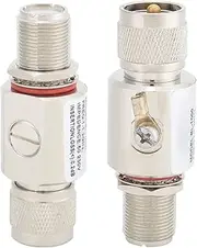 UHF Arrestor for CB RadioHAM Radio Antenna, PL-259 Plug to SO239 Socket Bulkhead Protector, 1-1.2GHz