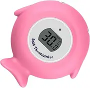 LABRIMP Adorable Fish Shaped Bath Thermometer with LED Light Floating Bath for Pool Bathtub More Measures Water Temperature Celsius Fahrenheit