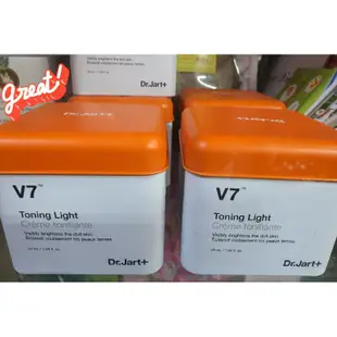 韓國Dr.jart+ 蒂佳婷 V7乳霜 素顏霜 Toning Light 維他命超肌光鑽白霜 1+1