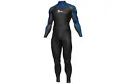 Maddog Mens 3/2mm Neoprene Steamer Wetsuit Long Sleeve (Black/Blue)