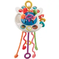 在飛比找蝦皮商城優惠-章魚手指拉拉樂 現貨 寶寶玩具 益智玩具 軟膠 多功能 商檢