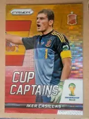 IKER CASILLAS #14 ( CUP CAPTAINS ) ( ESPANA ) PRIZM WC BRAZIL 2014