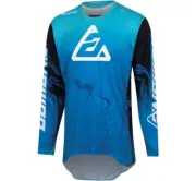 NEW ANSWER A23 ELITE FUSION JERSEY, 447487, BLUE/BLACK/WHITE, MEDIUM
