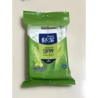 在飛比找蝦皮購物優惠-舒潔淨99抗菌濕紙巾15抽（Costco）