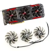 Cooling Fan GPU Radiator Replacement Fan Parts for DATALAND RX480 8GB Red Devil