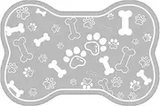 AIMALL Non-Slip Diatom Mud Pet Feeding Mat, Absorbent Dirt-Resistant Dog Eating Mat, Quick-Dry Placemat for Dogs and Cats