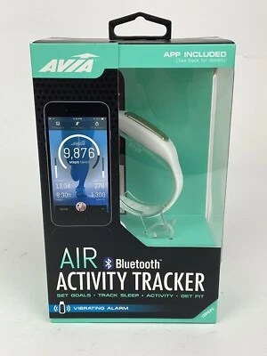 Avia AIR Bluetooth App-Based Activity and Sleep Tracker White New in Box