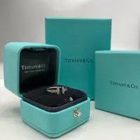 在飛比找PopChill優惠-[二手] Tiffany&Co 18K白金 T-Wire 雙