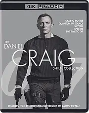 James Bond: The Daniel Craig 5-Film Collection (4K Ultra Hd/Blu-Ray/Digital)