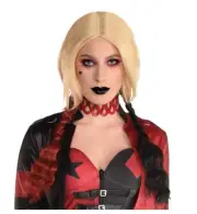 HARLEY QUINN THE SUICIDE SQUAD WIG OSFA NIP HALLOWEEEN ADULT