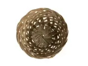 Hand Made Philippine Natural Coco Midrib Round Gift Baskets, Bread Roll Baskets,