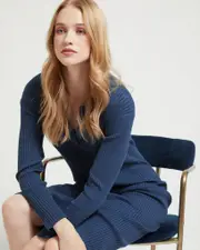 Elisa Rib Knit Dress
