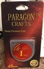 Premium Razor Sharp 45mm Rotary Cutter Blade Replacement New Paragon Crafts