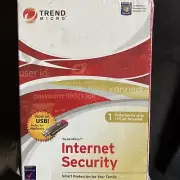 New! Trend Micro Internet Security 2010 - 1 PC license