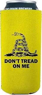 Don't Tread On Me Gadsden Flag 470ml (Pint) Tall Neoprene Can Coolie