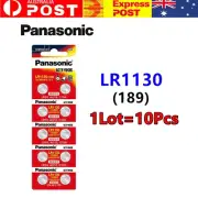 Panasonic LR1130 (AG10/390) 1.5V Alkaline Button Cell Battery