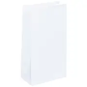 J.Burrows Recycled Paper Bag Small White 25 Pack