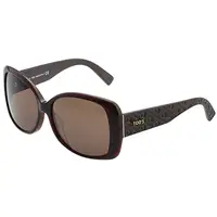 在飛比找PChome24h購物優惠-TOD’S 方框 粗版鏡腳 太陽眼鏡 (黑色)TO9085