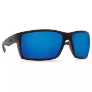 Costa Reefton Blackout Frame Sunglasses w/Blue Mirror 580P Lens 06S9007-90070664