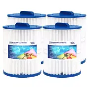 4 Pack Hot Tub Spa Pool Filter Fit for Unicel 6CH-502 Filbur FC-0311 PAS50SV-F2M
