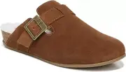 Zodiac Women's Maui Leather Saddle Slip On Mule Slipper Shoes NEW