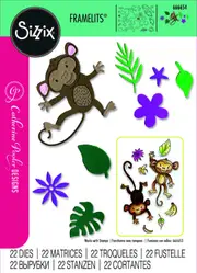 Sizzix Thinlits Die Set 22PK Going Bananas #2 by Catherine Pooler