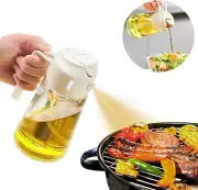 Oil Dispenser Bottle for Cooking, 2 in 1 Olive Oil Dispenser and Oil Sprayer,...