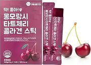 Tart Cherry Collagen Jelly Stick 20g * 15 Stick 1,600mg Low Molecular Fish Collagen Anti-Aging [DDAKJOA]
