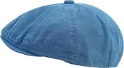 [Croogo] Ivy Cabbie Cap Hooligan Driver Snap Hat Peaky Newsboy Hunting Beret Flat Cap Sun Protection Herringbone Caps for Men