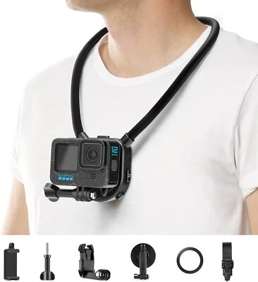 K&F Concept Magnetic Neck Holder Mount Bracket POV Shots For Gopro Action Camera