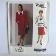 Vogue Patterns 2126 Sz 14W-16W-18W Jacket Blouse Skirt Sewing Pattern FF UNCUT