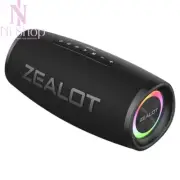 ZEALOT S56 Bluetooth Speaker 40W Pure Bass Performace IPX6 Waterproof Outdoor AU