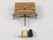 3 Way Selector Switch for Telecaster Ibanez guitar, sturdy metal + 3 Tip colours