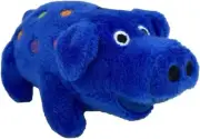 Multipet Plush Goblet Pig 9" Large Piggy Dog Toy Colors Vary - No Color Picking