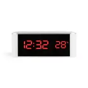 LED Alarm Clock Thermometer Digital Wall Clock with Seconds for Seniors for3618