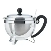 NEW Bodum Chambord Classic Teapot Silver 1.3L