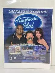 American Idol Karaoke Game 2003 Magazine Print Ad