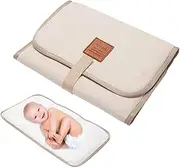 Nappy Changing Mat, Foldable Travel Changing Mat, Portable Baby Change Mat, Foldable Diaper Pad Waterproof Travel Changing Mat for Home Travel Outside 31×1×21CM