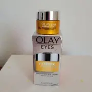 OLAY Eyes Vitamin C + Peptide 24 Brightening Eye Cream Fragrance Free 0.5 Fl. Oz