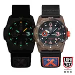 LUMINOX 雷明時貝爾荒野求生RULE OF 3腕錶-黑/45MM 3721ECO