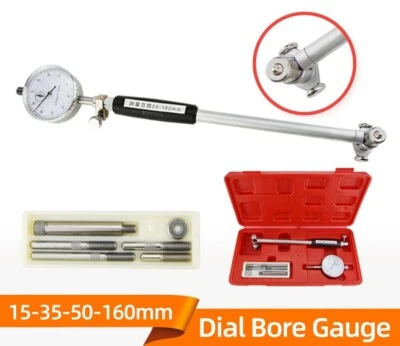 Dial Bore Gauge Inner Diameter Measuring Rod Micrometer Hole Dial Indicator