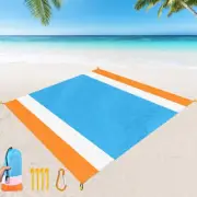 Beach Blanket, Oversized Waterproof Sandproof Beach Mat, Outdoor Lightweight Por