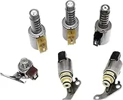 U540E U540 Transmission Valve Body Solenoid Kit 6PCS/Set Compatible for Toyota VIOS Paseo Serion Terios 2002-2009