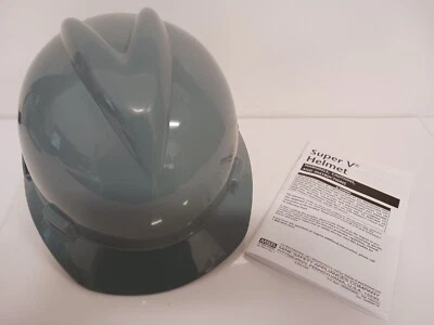 C217097 Gray Super-V (Type II) Hard Hat