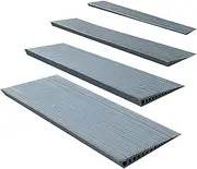 Rubber Door Threshold Ramp, Heavy-Duty Wheelchair & Vehicle Ramp for Doorways & Garages, Ideal for Home, Elderly, Wheelchairs & More - Multiple Heights Available(90 * 20 * 3.5cm)