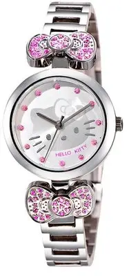 在飛比找Yahoo!奇摩拍賣優惠-[時間達人] HELLO KITTY 閃耀俏麗時尚腕錶 三麗