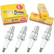 4pcs 95-02 Polaris Scrambler 400 4x4 NGK Standard Spark Plugs 400cc 24ci kj